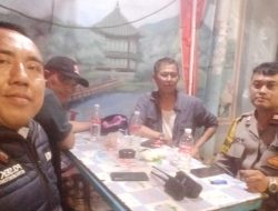 Solid Warga dan Bhabinkamtibmas Jaga Keamanan di Kalipasir Menteng