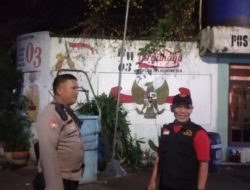 Bhabinkamtibmas Sambangi Satkamling Gunung Sahari Selatan, Pastikan Kamtibmas Kondusif