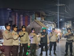 Tingkatkan Kewaspadaan, Polsek Johar Baru Lakukan Patroli Cipta Kondisi di Titik Rawan