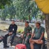 Bhabinkamtibmas dan Babinsa Sambang Warga di Pasar Baru, Sampaikan Himbauan Kamtibmas