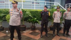 Polsek Metro Menteng Laksanakan Apel Pengamanan “Jakarta Dalam Warna” di Depan Polsubsektor Thamrin