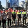 Kapolsubsektor Sabang Pengamanan Giat “Jakarta Dalam Warna” di Jalan Teluk Betung, Menteng