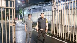 Bhabinkamtibmas Gunung Sahari Utara Sambangi Poskamling RW. 05, Jelang Subuh