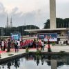 Pengamanan HUT Jakarta ke-498, Bersama Penyandang Disabilitas di Lapangan Banteng