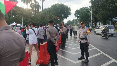 Aksi Damai Pimpinan Pusat Wanita Islam di Monas, Serukan Boikot Produk Pro Israel