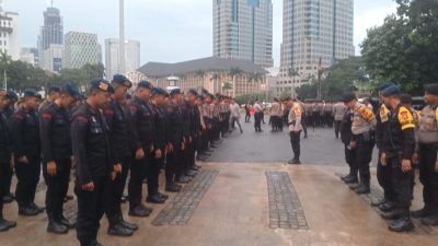 Antisipasi Unjuk Rasa, 331 Personel Gabungan Disiagakan di Silang Monas