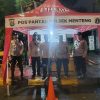 Patroli Cipkon Menteng Laksanakan Pemantauan di  Menteng-Tenggulun Meski Diguyur Hujan Deras
