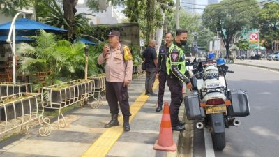 Polsek Metro Menteng Pam Kunjungan Parlemen Belanda di Restoran Plataran Menteng