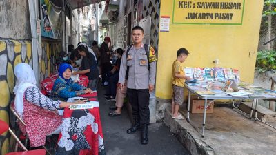 Bhabinkamtibmas Pantau Kesehatan Balita Di Posyandu RW 07 Kartini