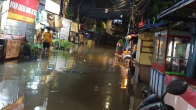 Pompa SDA dan Damkar Terus Kerja, Genangan di Petamburan Mulai Surut