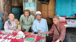 Bhabinkamtibmas Kebon Kosong Sambangi Pelaku Usaha Nasi Uduk dan Tokoh Agama