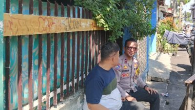 Bhabinkamtibmas Kampung Rawa Sambang dan Patroli, Ajak Warga Jaga Kamtibmas