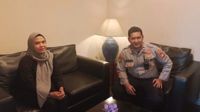Kapolsubsektor Kampung Bali Sambangi Gedung Menara Thamrin, Imbau Security Tingkatkan Kewaspadaan