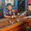Bhabinkamtibmas Benhil Sambang dan Saling Koordinasi Dengan Petugas Pemadam Kebakaran