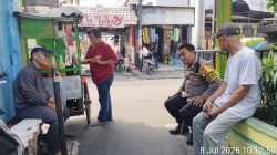 Sambang dan Cooling System, Bhabinkamtibmas Kemayoran Ajak Tokoh Masyarakat Jaga Kamtibmas