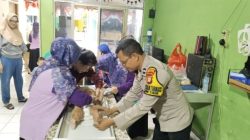 Polsek Cempaka Putih Bersinergi Dengan Warga, Bhabinkamtibmas Cempaka Putih Timur Hadiri Giat Posyandu Balita
