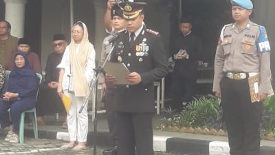 Polres Metro Jakpus Gelar Upacara Kedinasan untuk AKP Rachmad Basuki yang Wafat