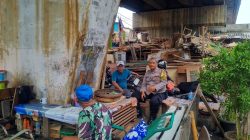 Wujudkan Kamtibmas Aman Bhabinkamtibmas Sambangi Pemukiman Padat Penduduk