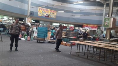 Patroli Mobile Unit Samapta Polsek Senen Sasar Sentra Ekonomi, Antisipasi Gangguan Kamtibmas