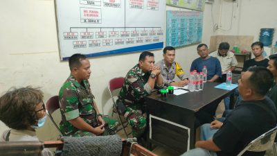 Koordinasi Kamtibmas, Bhabinkamtibmas dan Babinsa Sambangi Tokoh Masyarakat Kelurahan Bungur