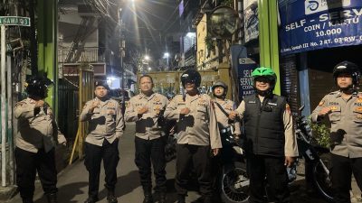 Cegah Dini Gangguan Keamanan, Polsek Johar Baru Masifkan Patroli Humanis di Titik Rawan