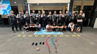 Patroli Perintis Presisi Bekuk 9 Remaja Tawuran di Kramat Raya