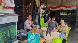 Wujudkan Lingkungan Aman, Polisi Sambangi LMK dan Warga RW 07 Karet Tengsin