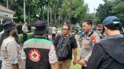 Pengamanan Polsek Sawah Besar, Titik Kumpul Massa Ojol di Lapangan Banteng