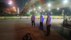 Patroli Strong Point Pagi, Polsek Kemayoran Ciptakan Rasa Aman di Kawasan Jl. Benyamin Sueb