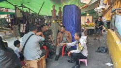 Wujud Kekompakan Bhabinkamtibmas Dan Babinsa Pasar Baru Dalam Jaga Keamanan Wilayah Binaanya