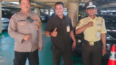 Bhabinkamtibmas Kebon Sirih Cek Keamanan Wisma Mandiri, Imbau Optimalkan CCTV