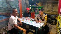 Bhabinkamtibmas Kebon Sirih dan Warga Pantau Keamanan Perbatasan Kalipasir