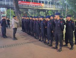 Kapolsek Sawah Besar Pimpin Apel Pengamanan Merdeka Run