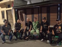 Sambang Pos Kamling Oleh Bhabinkamtibnas Gunung Sahari Utara