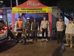 Tiga Pilar Menteng Patroli Jaga Jakarta Di Kalipasir, Antisipasi Tawuran dan Ciptakan Jakarta Aman Terkendali