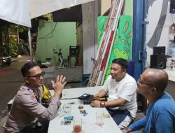 Patroli Wilayah dan Sambang Lingkungan, Bhabinkamtibmas Kampung Rawa Perkuat Cooling System di RT 06 RW 05