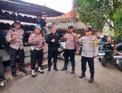 Polsek Metro Menteng Amankan HUT Partai Demokrat di Jalan Proklamasi
