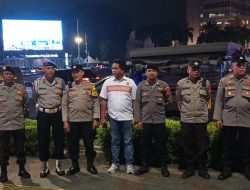 Patroli Tiga Pilar Menteng di Bundaran HI, Cegah Gangguan Kamtibmas dan Kejahatan Malam Hari