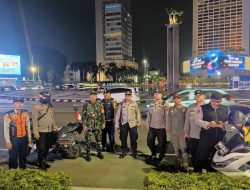 Patroli Tiga Pilar Menteng di Bundaran HI, Antisipasi Kamtibmas dan Kejahatan Malam Hari