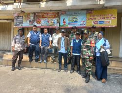 Polsek Kemayoran dan Unsur Tiga Pilar Jaga Kondusifitas Kegiatan Pemasangan Tanda Penunggak Pajak