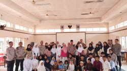 Polres Metro Jakarta Pusat Gelar Kegiatan Jumat Barokah, Santuni Anak Yatim di Panti Asuhan Putra Setia