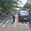 Polsek Sawah Besar Pantau Ibadah Misa Minggu di GKI Samanhudi, Jakarta Pusat