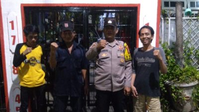 Kapolsubsektor Sambang Poskamling Galur, Ajak Warga Cegah Tawuran Jaga Jakarta Aman