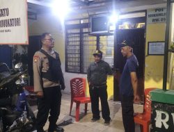 Bhabinkamtibmas Aiptu Sunarto Sambang Poskamling RW 09 Johar Baru, Ajak Warga Tingkatkan Kewaspadaan