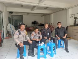 Polisi Sambangi Petugas Keamanan, Imbau Petugas Keamanan Waspada Terhadap Aksi Kejahatan