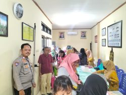 Warga Utan Panjang Antusias Ikuti Posyandu Balita dan Lansia, Polisi Turut Monitoring