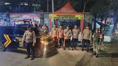 Tiga Pilar Menteng Patroli Malam di Perbatasan Kalipasir Untuk Jaga Jakarta Aman Kondusif