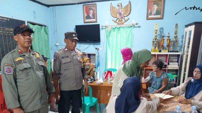 Bhabinkamtibmas Galur Bersama 3 Pilar Kawal Posyandu Bindu, Wujud Sinergi untuk Kesehatan dan Keamanan Warga