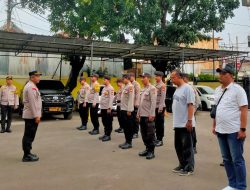 Apel Pengamanan Bakti Sosial BNPP RI, Polsek Johar Baru Siagakan Personel