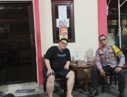 Sambang Malam Hari di Kampung Rawa, Bhabinkamtibmas Ingatkan Warga Jaga Jakarta Aman